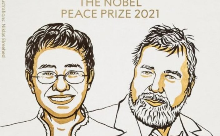 The Nobel Peace Prize 2021: Το Νόμπελ Ειρήνης 2021 απονεμήθηκε στους δημοσιογράφους Maria Ressa και Dmitry Muratov