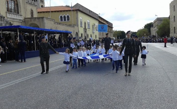 Ochi Day in Rhodes: Εορτασμός της εθνικής επετείου της 28ης Οκτωβρίου 1940