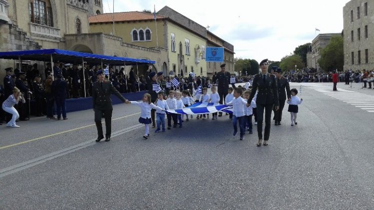 Ochi Day in Rhodes: Εορτασμός της εθνικής επετείου της 28ης Οκτωβρίου 1940
