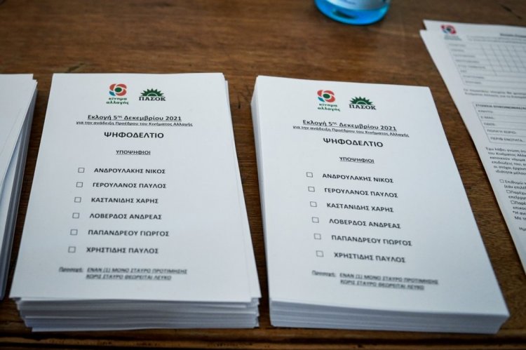 KINAL Elections: Πρώτος ο Ανδρουλάκης, δεύτερος ο ΓΑΠ στο 15% της συμμετοχής