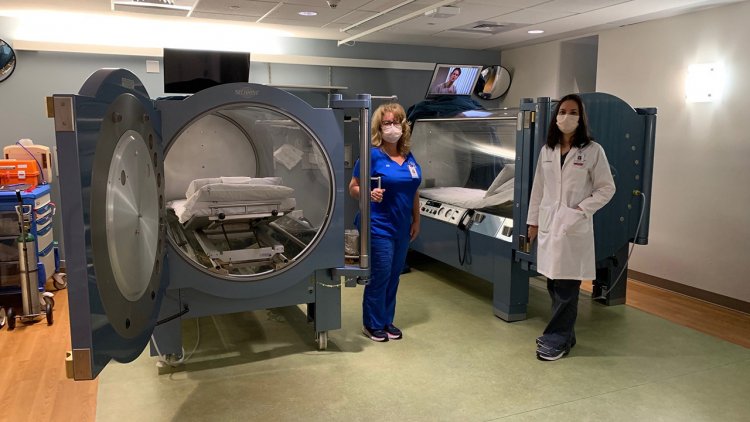 Hyperbaric Oxygen Therapy /  Το υπερβαρικό οξυγόνο υψηλής πίεσης πιο αποτελεσματικό στους ασθενείς Covid-19 με σοβαρή δύσπνοια