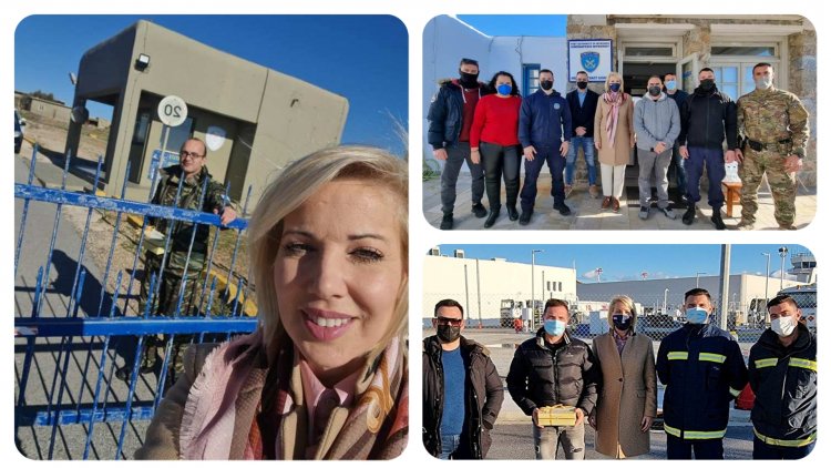 MP Katerina Monogiou: Ανήμερα των Χριστουγέννων η Κατερίνα Μονογυιού βρίσκεται δίπλα στις Ένοπλες Δυνάμεις και στα Σώματα Ασφαλείας  