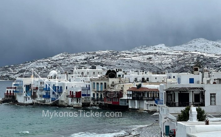 Bad weather wave Elpis: Μαζικά μηνύματα του 112 σε κατοίκους της Μυκόνου και νησιών του Νοτίου Αιγαίου