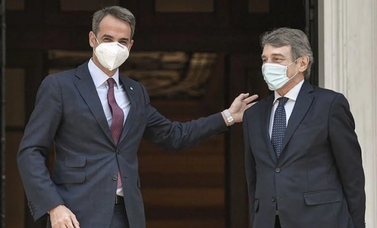 Condolences on Sassoli's death /  Συλλυπητήρια Κ. Μητσοτάκη για Σασόλι: Το όραμά του φάρος ειρήνης και δημοκρατίας στον κόσμο