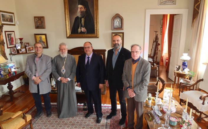 His Eminence Dorotheos B’: Εθιμοτυπική επίσκεψη στον Σεβασμιώτατο κ. Δωρόθεο Β΄ του νεοεκλεγέντος επικεφαλής της μείζονος μειοψηφίας του Δήμου Σύρου- Ερμούπολης