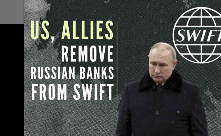 Removal of Russian banks from SWIFT:Αποκλεισμός ρωσικών τραπεζών από το σύστημα SWIFT-Νέα μέτρα κατά της Μόσχας από Γαλλία, Γερμανία, Ιταλία, ΗΒ, Καναδά και ΗΠΑ
