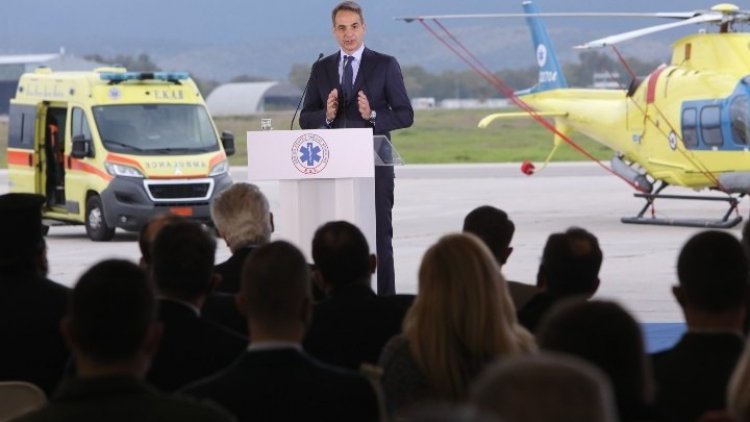 PM Mitsotakis: Τα μέτρα της Πολιτείας για το ΕΚΑΒ δεν ήταν παρά μια μικρή μόνο έκφραση ευγνωμοσύνης όλων μας