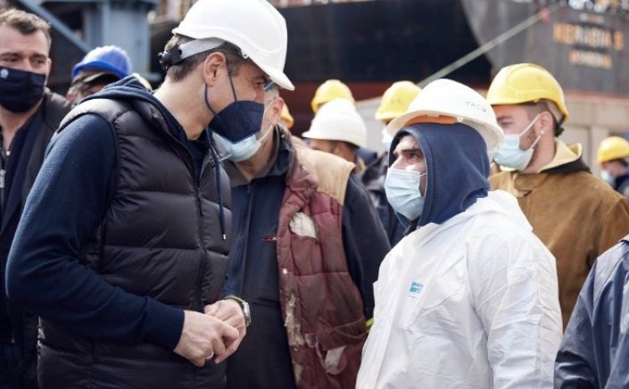 PM Mitsotakis- Syros / Κυρ. Μητσοτάκης-Ναυπηγεία Σύρου:Θα είμαστε κοντά σε αυτή την επένδυση, όπως είμαστε κοντά σε κάθε παραγωγική επένδυση στη χώρα