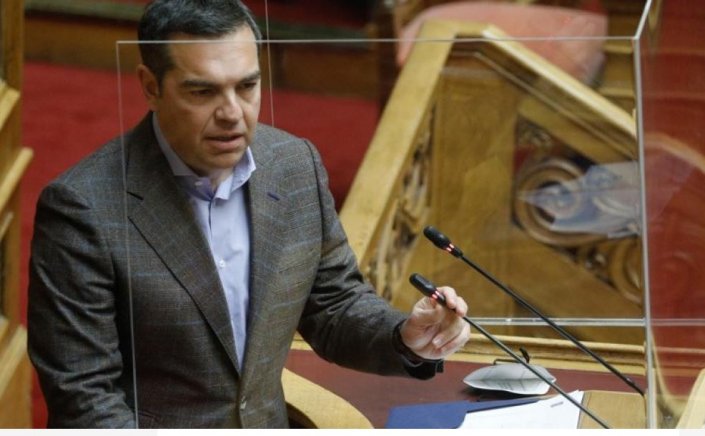 SYRIZA Alexis Tsipras: «Είστε ήδη δεύτερο κόμμα - Κάντε εκλογές τώρα -Μην περιμένετε μέχρι τον Μάιο - Λυτρώστε τον λαό από την ανικανότητά σας»
