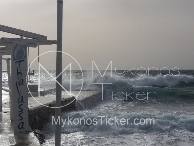Marine Forecast: Νέα ενημέρωση με Δελτίο Αναγγελίας Θυελλωδών Ανέμων εντάσεως 7-8 bf - Λήψη Αυξημένων Μέτρων, από το Λιμεναρχείο Μυκόνου!!