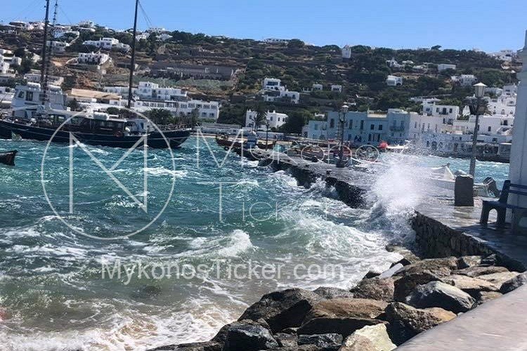Weather Forecast: ΙΙσχυροί Bόρειοι άνεμοι προβλέπονται στις Κυκλάδες, εντάσεως έως 8 bf