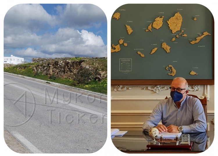 Aegean Islands: Υπεγράφησαν δύο συμβάσεις από τον Χωρικό Αντιπεριφερειάρχη Γ. Λεονταρίτη για το επαρχιακό οδικό δίκτυο της Μυκόνου