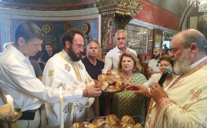 Church of Mykonos: Η Μυκονιάτικη Ξενοδοχία τίμησε τη μνήμη του Προστάτη της, Άγίου Σαμψών στον Ι.Ν.Μ. της Μεγάλης Παναγιάς [Eικόνες & Videos]