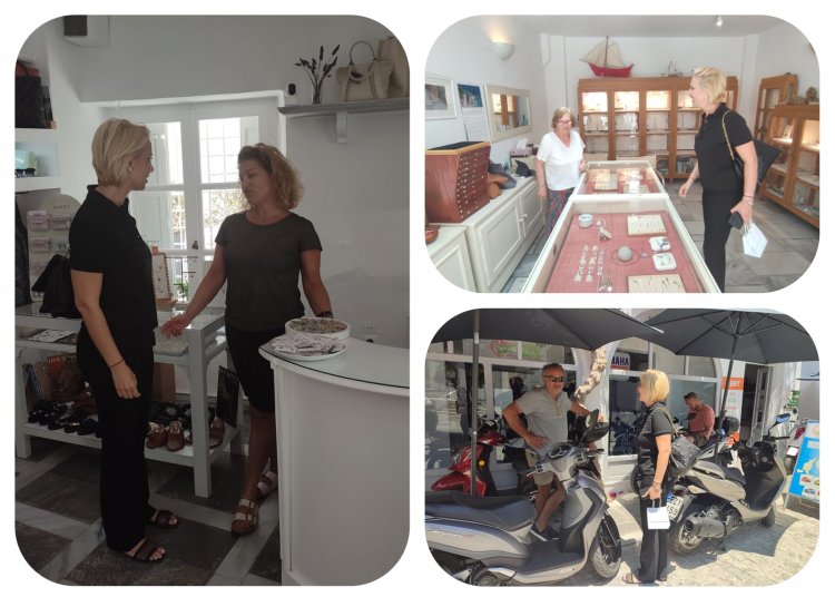 MP Katerina Monogiou: Η Κατερίνα Μονογυιού δίπλα στους Κυκλαδίτες - Περιοδεία και επαφές με επιχειρηματίες και κατοίκους της Πάρου