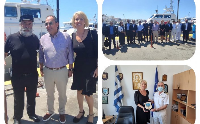 ND's MP Katerina Monogiou: Η Κατερίνα Μονογυιού υποδέχτηκε τον Υπουργό Ναυτιλίας και Νησιωτικής Πολιτικής Γιάννη Πλακιωτάκη στην Νάξο