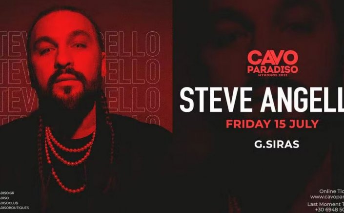 Cavo Paradiso Mykonos: Steve Angello set to perform solo in Mykonos