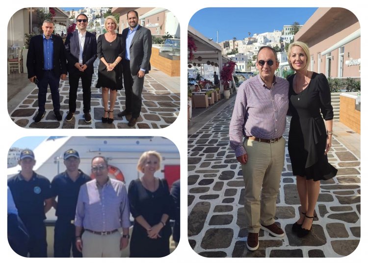 ND's MP Katerina Monogiou: Το «ευχαριστώ» της Κατερίνας Μονογυιού σε Πλακιωτάκη, Κεφαλογιάννη και Κουτουλάκη για την έμπρακτη στήριξη των Κυκλάδων