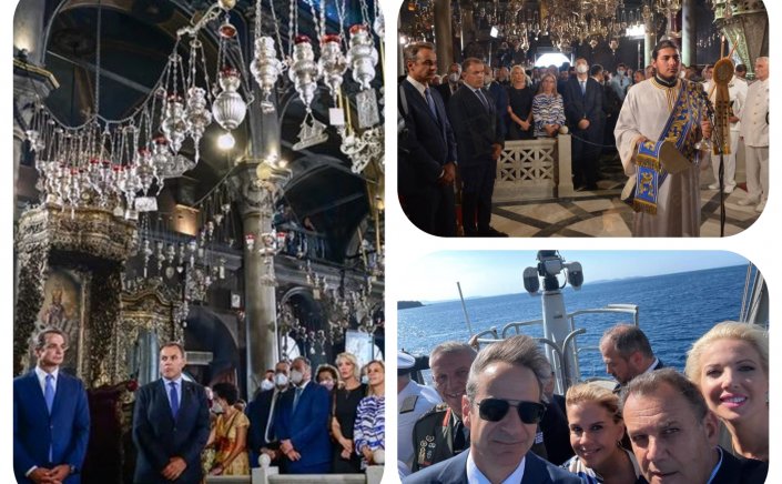 The Dormition of our Most Holy Lady: Η Κατερίνα Μονογυιού στον εορτασμό της Κοίμησης της Θεοτόκου στην Τήνο [Εικόνες-videos]