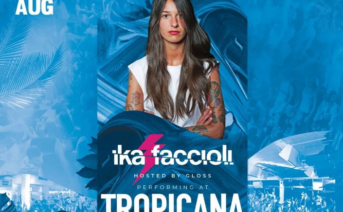 Tropicana Mykonos: Dj Ika Faccioli on the decks of Tropicana, Saturday August 27, 2022. Are you ready to live the experience ? [pics &video]