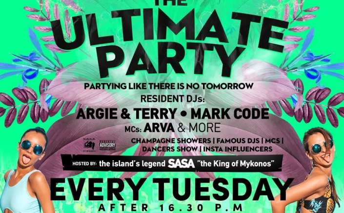 Tropicana Mykonos: The ultimate beachfront party, every Tuesday. Are you ready to live the experience ? [pics]