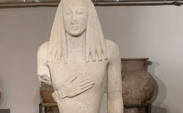 The Kore of Thira : Η Κόρη της Θήρας εκτίθεται για πρώτη φορά στο κοινό
