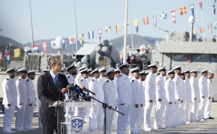 PM Mitsotakis: Η ιστορία διδάσκει ότι όποιος παραβιάζει σύνορα τιμωρείται - Τα σύνορά μας έχουν χρώμα γαλάζιο και όχι γκρίζο