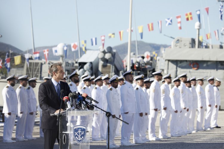 PM Mitsotakis: Η ιστορία διδάσκει ότι όποιος παραβιάζει σύνορα τιμωρείται - Τα σύνορά μας έχουν χρώμα γαλάζιο και όχι γκρίζο