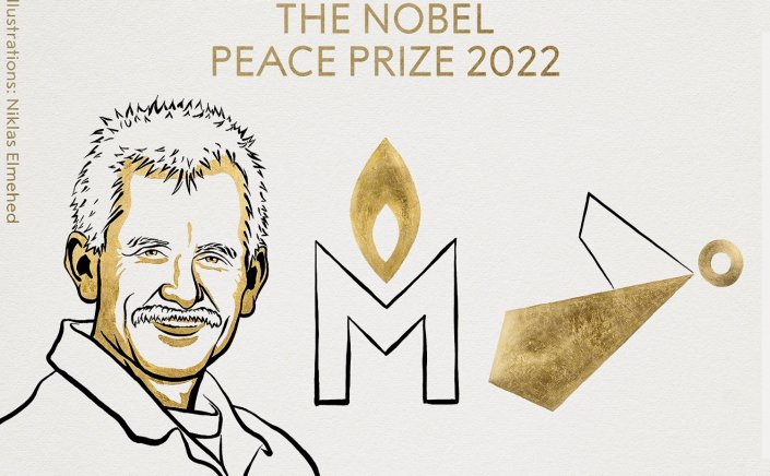 The Nobel Peace Prize 2022: Στον Λευκορώσο δικηγόρο ακτιβιστή των ανθρωπίνων δικαιωμάτων Ales Bialiatski και σε δύο οργανώσεις από Ρωσία και Ουκρανία το Νόμπελ Ειρήνης 2022