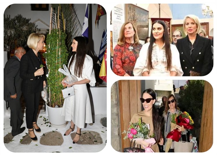 Ariana Rockefeller: Στη Μύκονο με την μητέρα της Νταϊάνα, το μοντέλο και εγγονή του Ντέιβιντ Ροκφέλερ, Αριάνα