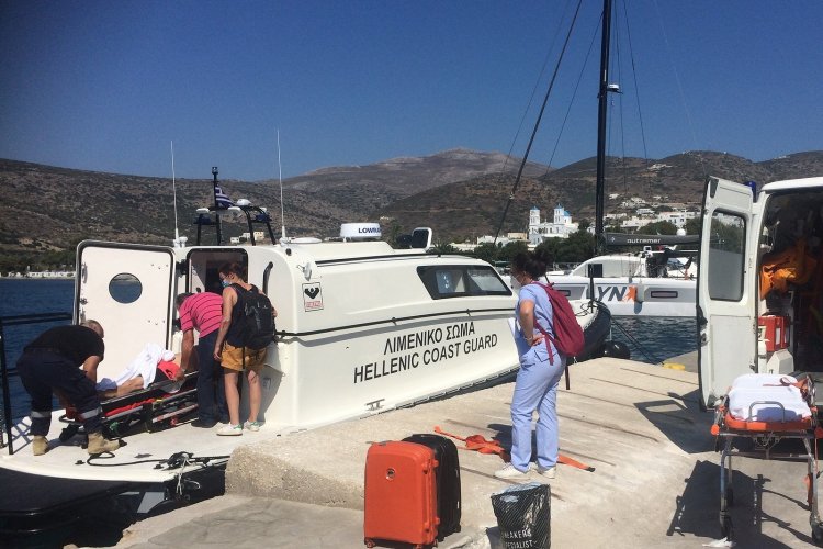 Mykonos: Εσπευσμένη διακομιδή 85χρονου ασθενούς, από Μύκονο στη Σύρο