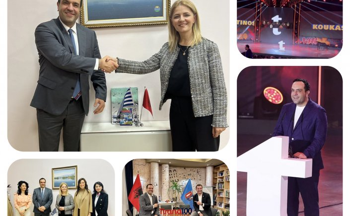 Mayor of Mykonos, K. Koukas: Συναντήσεις του Δημάρχου Κωνσταντίνου Κουκά με την υφυπουργό Τουρισμού της Αλβανίας και τον Δήμαρχο Τιράνων 