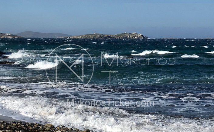 Marine Forecast: Αναγγελία για συνέχιση Θυελλωδών Ανέμων έως 8 bf - Διαρκής Ετοιμότητα & Λήψη Αυξημένων Μέτρων, από το Λιμεναρχείο Μυκόνου!!