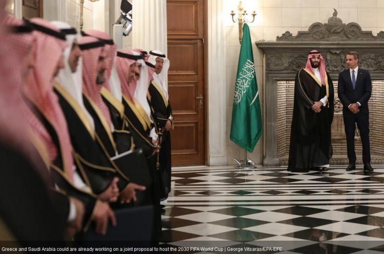 Saudi for 2030 World Cup:  Η Σαουδική Αραβία πληρώνει για νέα αθλητικά στάδια στην Ελλάδα για να αγοράσει το Παγκόσμιο Κύπελλο - Politico