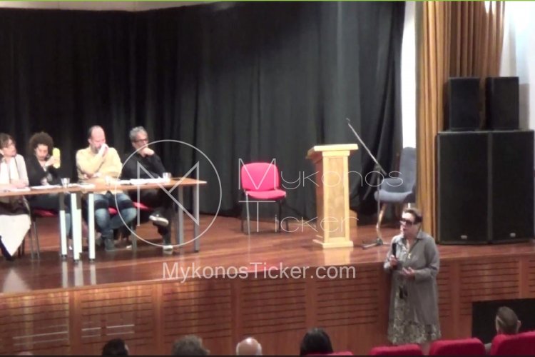 Mykonos - Αλέκα Δήμου: Αιτία του κακού δεν είναι ο Δήμος, οι Δημοτικοί άρχοντες και οι πολίτες αλλά η έλλειψη αστυνόμευσης και η διαφθορά [Video]