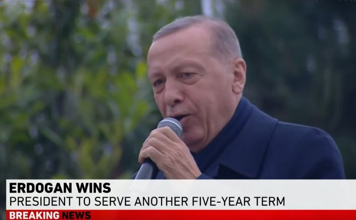 Turkey Election Results 2023:  Νικητής ο Ερντογάν, εξασφάλισε τρίτη προεδρική θητεία με 52,12% στο 98,06% των ψήφων