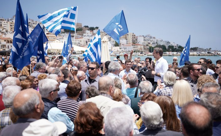 Mitsotakis in Sitia:  Ζητάμε από τους Έλληνες πολίτες ισχυρή εντολή για πολλές και τολμηρές μεταρρυθμίσεις [Εικόνες]