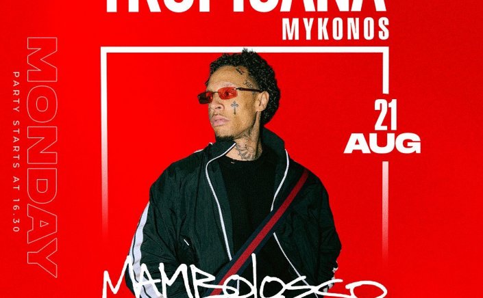 Tropicana Mykonos Party: DJ Mambolosco on the decks of Tropicana, Monday August 21st, 2023. Are you ready to live the experience ? [pics]