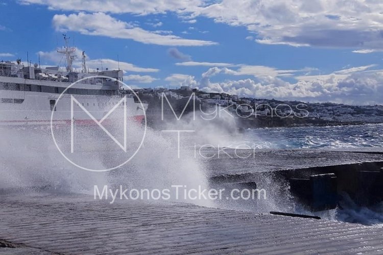 Marine Forecast: Αναγγελία για συνέχιση Θυελλωδών Ανέμων έως 9 bf, στο Νοτιοανατολικό Αιγαίο - Διαρκής Ετοιμότητα από το Λιμεναρχείο Μυκόνου!!