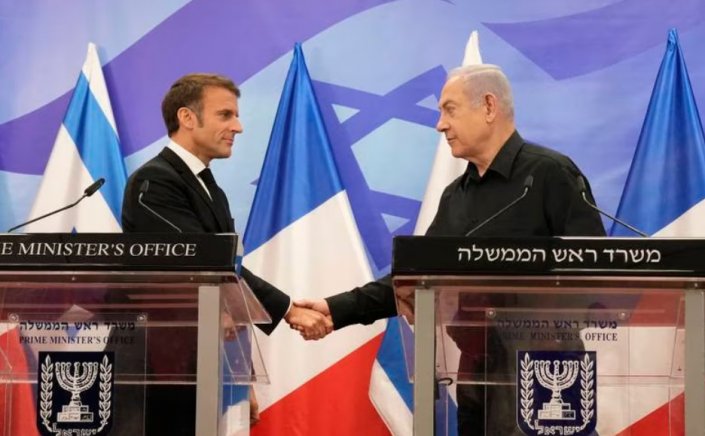 French President Macron: Να πολεμήσει και τη Χαμάς ο Διεθνής Συνασπισμός που μάχεται τον ISIS