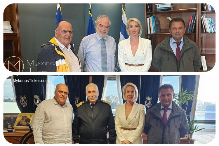 MP Katerina Monogiou: Συνάντηση εργασίας της Κατερίνας Μονογυιού με τον Υπουργό Ναυτιλίας για το Κλέφτικο Μήλου