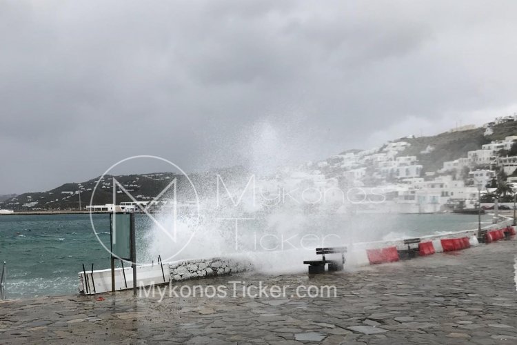 Marine Forecast: Αναγγελία Επιδείνωσης Καιρού με Θυελλώδεις Ανέμους έως 8 bf, στο Νοτιοανατολικό Αιγαίο - Διαρκής Ετοιμότητα από το Λιμεναρχείο Μυκόνου