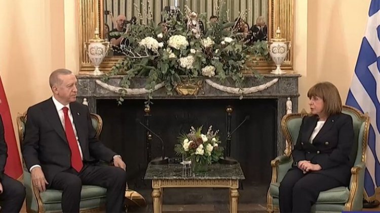 Presidents of Greece, Türkiye meeting: Από το προεδρικό μέγαρο ξεκίνησαν οι συναντήσεις Ερντογάν