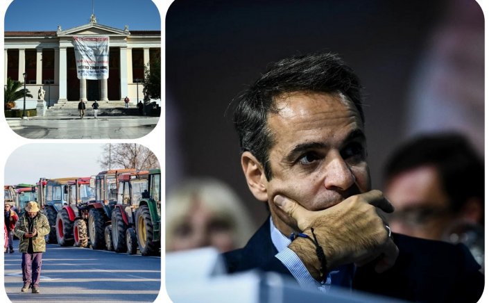 Maximos Mansion: Η κυβέρνηση απέναντι σε «σκληρά» κοινωνικά μέτωπα!! Αγροτικές κινητοποιήσεις & Καταλήψεις ΑΕΙ