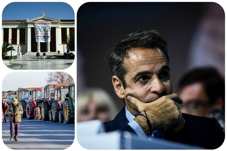 Maximos Mansion: Η κυβέρνηση απέναντι σε «σκληρά» κοινωνικά μέτωπα!! Αγροτικές κινητοποιήσεις & Καταλήψεις ΑΕΙ