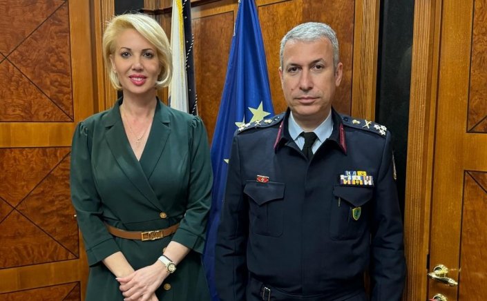 MP Katerina Monogiou: Συνάντηση με το νέο Αρχηγό της ΕΛ.ΑΣ για την ενίσχυση  των Υποδ/νσεων Αστυνομίας Μυκόνου και Σαντορίνης  και των αστυνομικών τμημάτων στις Κυκλάδες