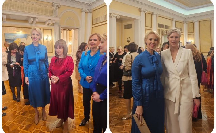 MP Katerina Monogiou: Η Κατερίνα Μονογυιού στο Προεδρικό Μέγαρο ανάμεσα σε δεκάδες γυναίκες πολιτικούς από όλο τον κόσμο για το Women Political Leaders Summit