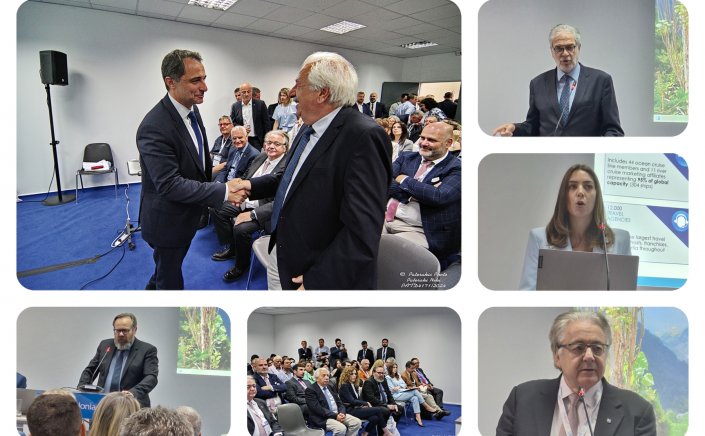 Αθανάσιος Κουσαθανάς Μέγας - Ποσειδώνια 2024: Το Λιμάνι της Μυκόνου συμβάλλει καθοριστικά στην ανάπτυξη του τουρισμού μέσω της κρουαζιέρας και της ακτοπλοΐας