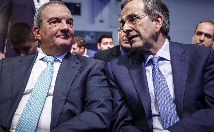 Past PM Karamanlis-Samaras: Το δίλημμα Καραμανλή - Σαμαρά και ο στόχος των τηλεφωνημάτων Μητσοτάκη