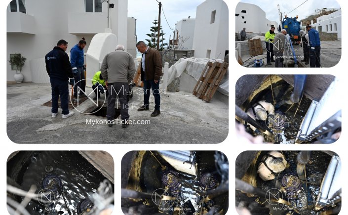 Προληπτικός έλεγχος και ολιστικός καθαρισμός του αντλιοστασίου λυμάτων στον Πλατύ Γιαλό [Εικόνες - Video]