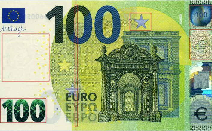 Security features of the €100 banknote: Προσοχή με τα χαρτονομίσματα των 100 ευρώ - Τι σημαίνει αν υπάρχει αυτό το σύμβολο